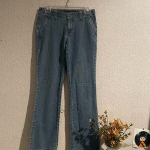 Ellemenno‎ Blue Flare Wide Leg Jeans